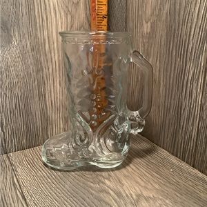 Cowboy boot beer mug